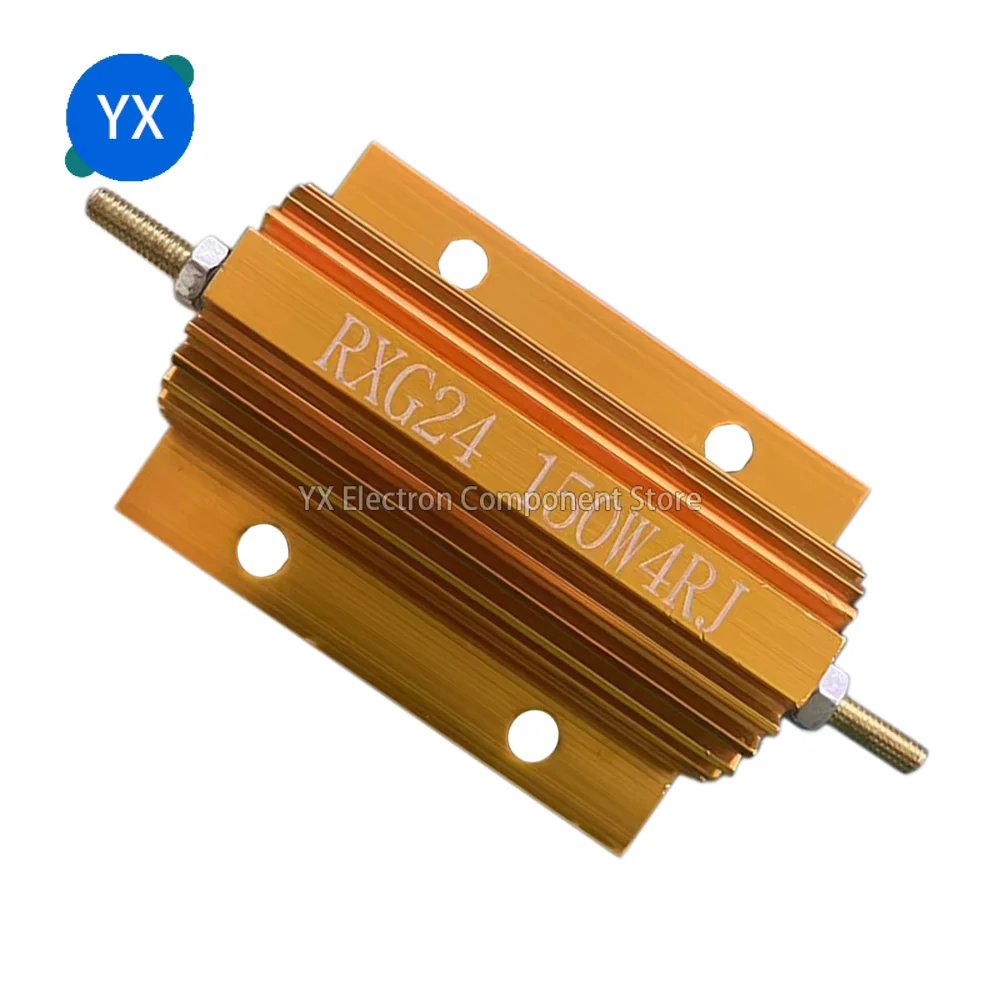 RXG24 150W High Power Aluminium Resistor 0.1R-1K Current Limiting Pre-Charge Resistor for Automotive Decoding Applications