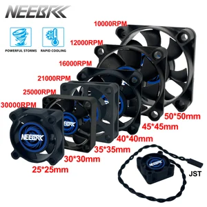 Ventilateur étanche du moteur RC 25/30/35/40/45/50mm 10000-30000 tr/min 5V-12V DC refroidissement rapide dissipateur thermique pour moteur brushless 28/36/42mm 10 meilleures ventes du moteur 2845 - No3