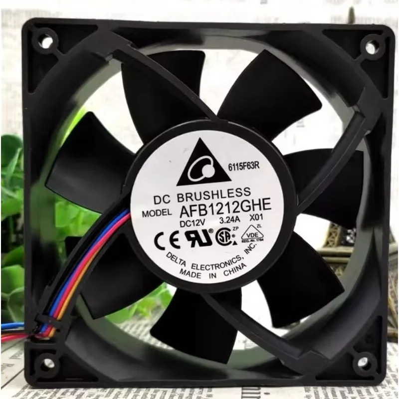 Original New Cooler Fan for Delta AFB1212GHE 12038 12V 3.24A 12cm Ultra Large Wind Powered Violent Fan 120*120*38mm