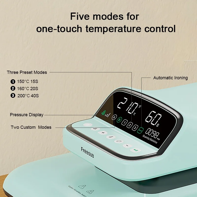 Upgrade Automatic Heat Press Machine 15 X 15 T Shirt Printing Machine 38 X 38 Heat Press Machines for T-shirt F3880