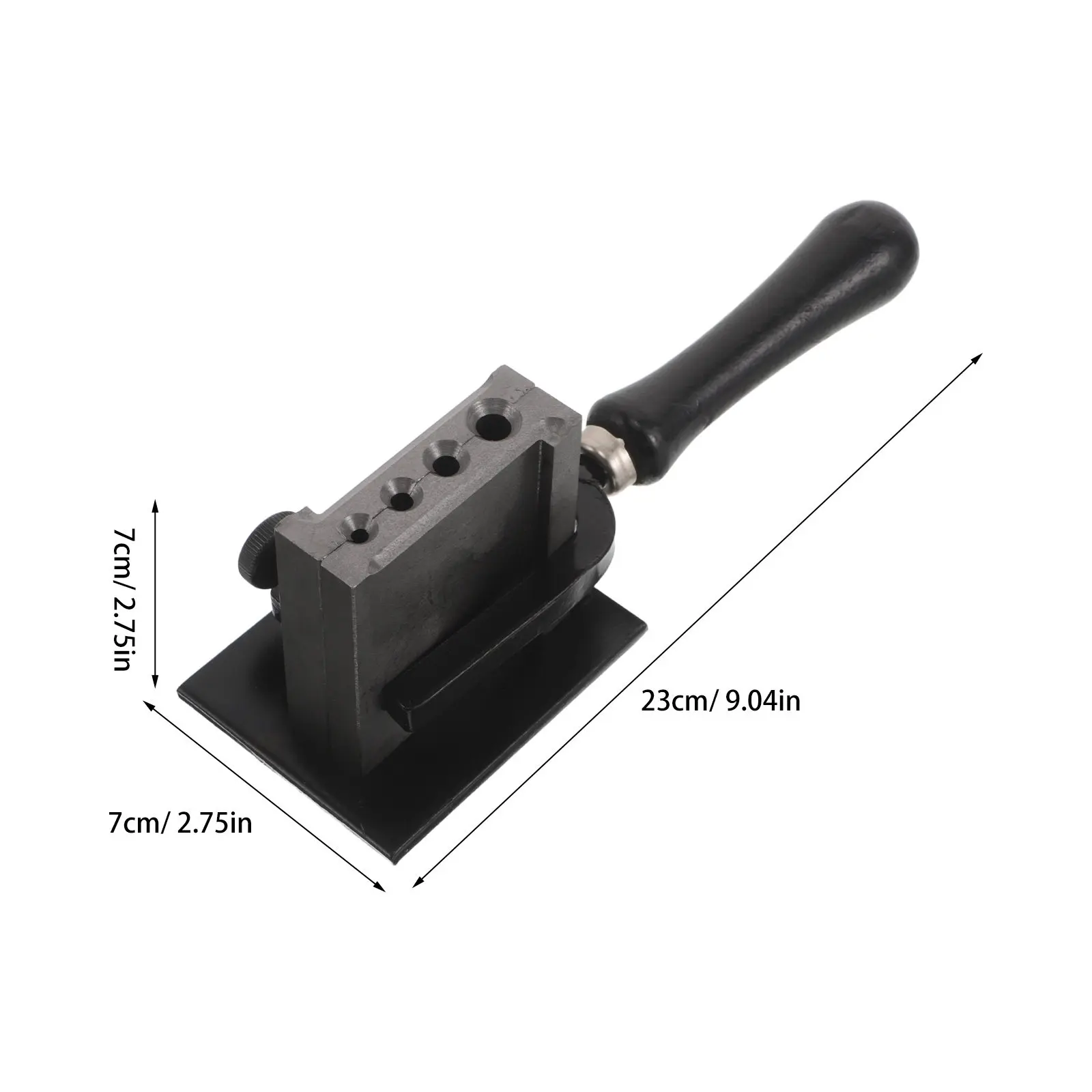 European Style Cylindrical Oil Trough Wood Handle Smooth Groove Metal Casting Mold for Kitchen Metal Refining Melting Oil Tank