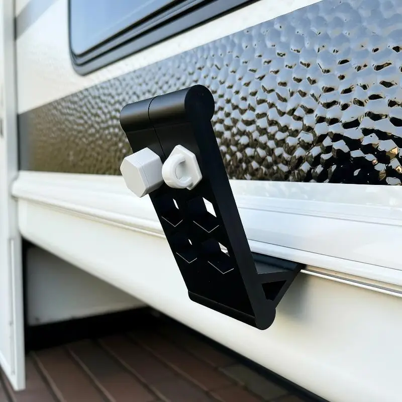 @*RV Slide Rail Assistant 1PCS 3D Printed Durable Multifunctional Hanging Storage Rack for Shoe Organizer Camper Van