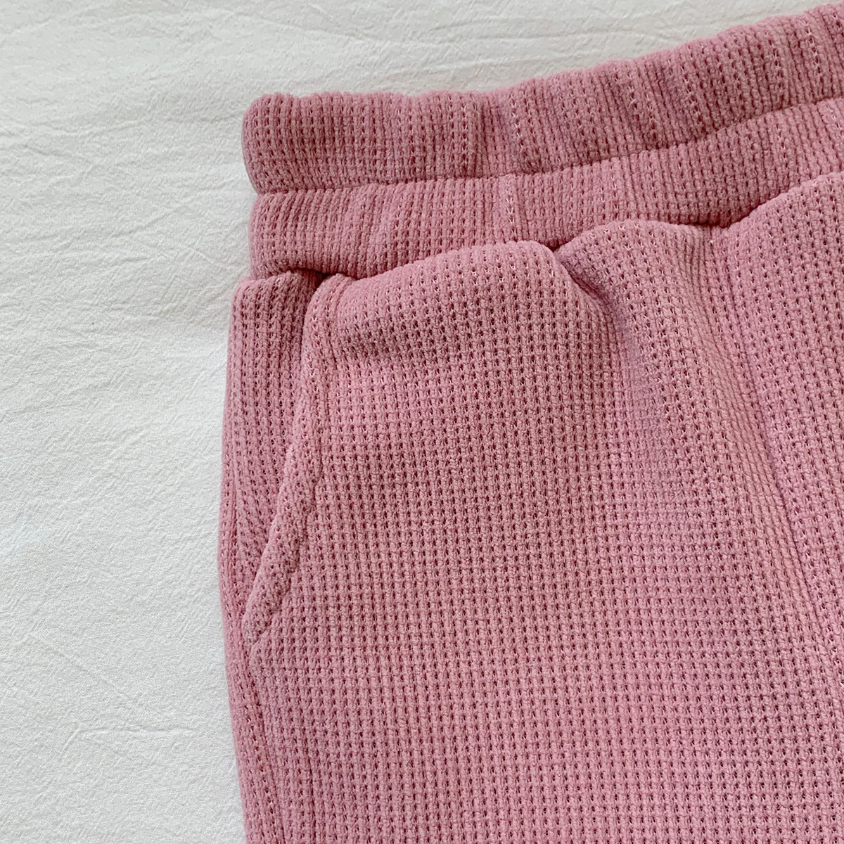 2-10T Toddler Girls Flare Pants Elastic Waist Casual Trousers Kids Spring Autumn Bottoms Winter Clothes