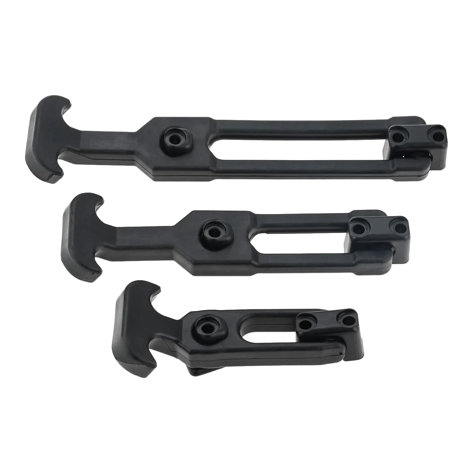 Black T-Handle Rubber Flexible Draw Latches Fit for Toolbox /Cooler/Golf Cart/Farm Machinery T-Toolbox Lock 112/167mm/221mm 1PC