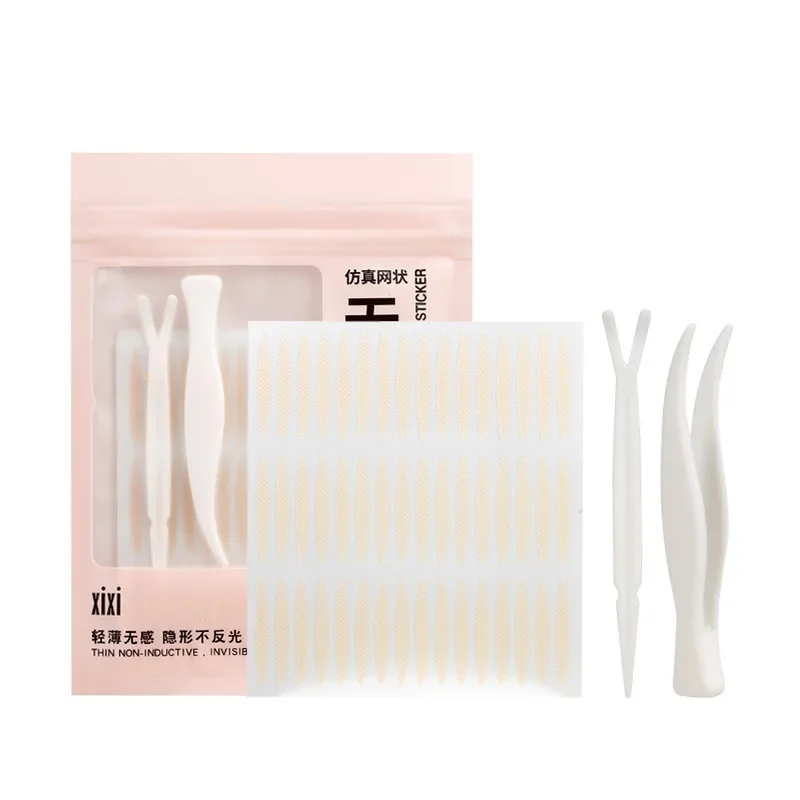 Xixi adesivi per palpebre in pizzo senza cuciture per palpebre gonfie, spruzzo d'acqua autoadesivo, occhi di bellezza super invisibili e di lunga durata