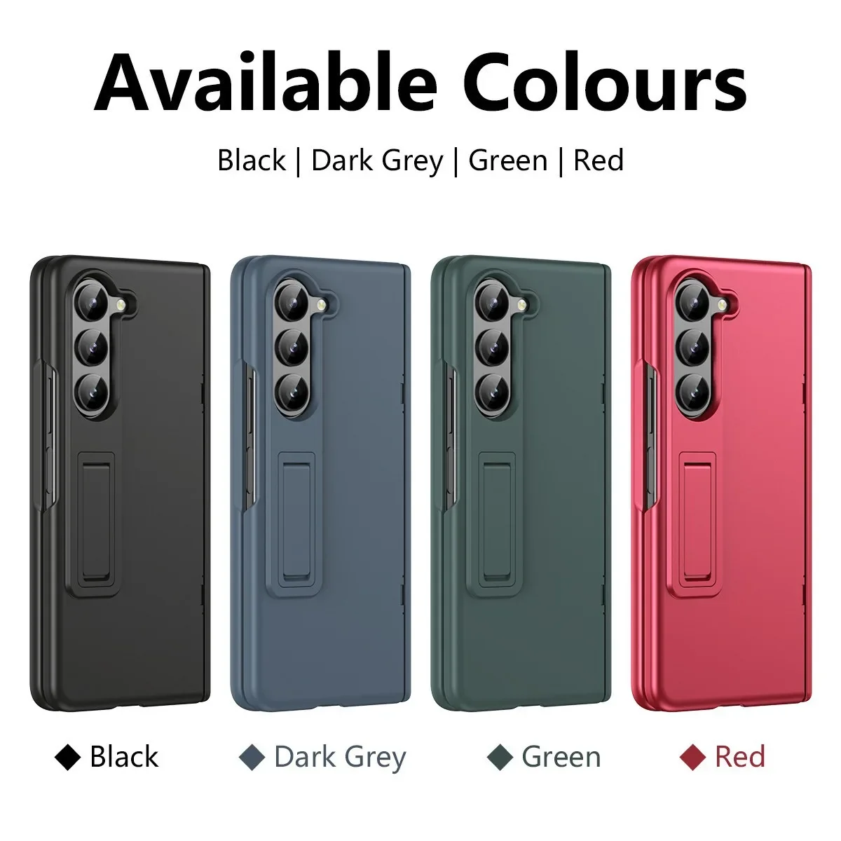 Spring Hinge Shift Bracket Phone Case For Samsung Galaxy Z Fold6 5 4 3 Case Shell Film All-Inclusive Fold Phone Protective Cover