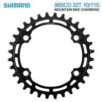 Shimano 96BCD 32T Chainring 96BCD 10S 11S MTB Sprocket for MT510 M5100 M8000 M9000 Crankset Bicycle Crown Bike Chainwheel