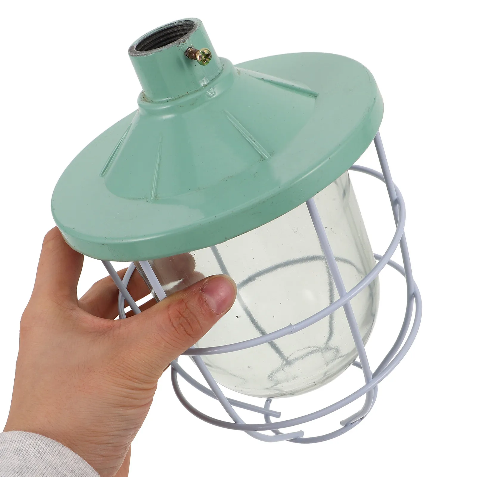 

Explosion-Proof Lampshade Metal Cage Light Bulb Guard for Warehouses Workshops Parking Lots Industrial Ceiling Light Fixture