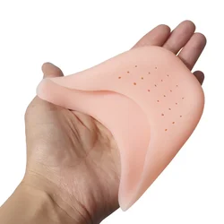 Silicone Gel Pointe Toe Protector, Toe Cap Cover, Toes almofadas macias, protetores para sapatos de balé, meninas, mulheres ferramentas de cuidados com os pés, 1 par