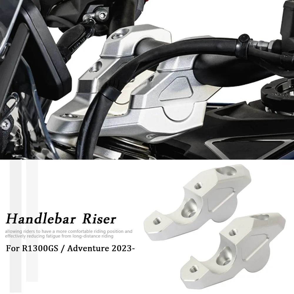 

Motorcycle Handlebar Riser Bar Mount Handle Clamp Kit For BMW R 1300 GS R1300gs R1300GSA R1300GS Adventure 2023-2025