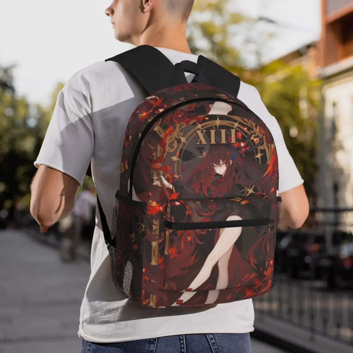Genshin Impact Anime Game Backpack Student BookBag Children School Bag Computer Shoulder Bags for Boys Girls