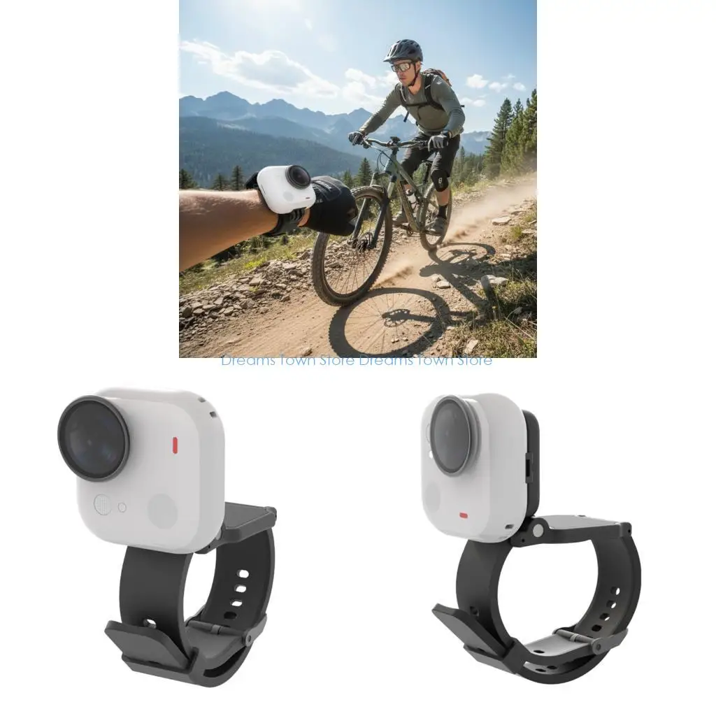HX6A Silicone Mount For Go Action Camera Watch Secure Anti Slip Holder Lightweight Portable Durability