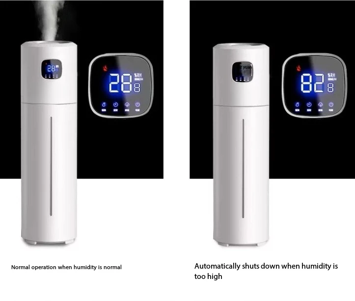 12L Large Capacity Air Purifier  Air Humidifier Floor To Ceiling Humidifier Silent in Home Living Room Remote Control Switch