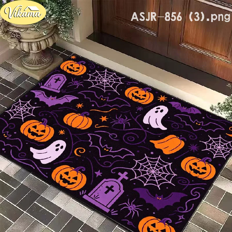 VIKAMA Pink Fan Sunburst Bathroom Door Mat Noise Reduction Non Slip Bathroom Non Slip Backing Home Organization Home Decor