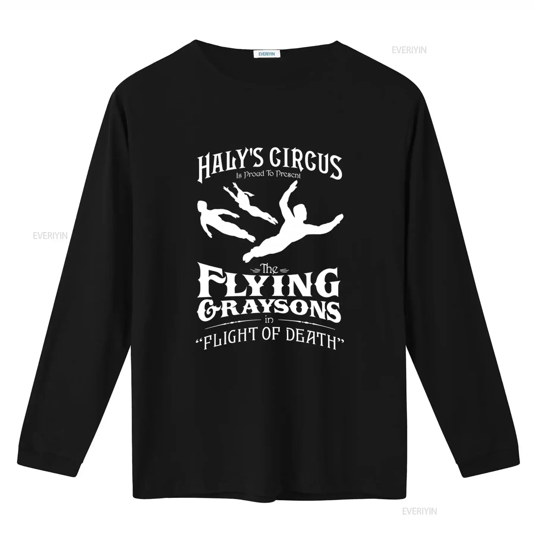Halys Circus Flying Graysons Flight Of Death T Shirt vintage Washed Top For Everyday Wear Soft Versatile designer clothes