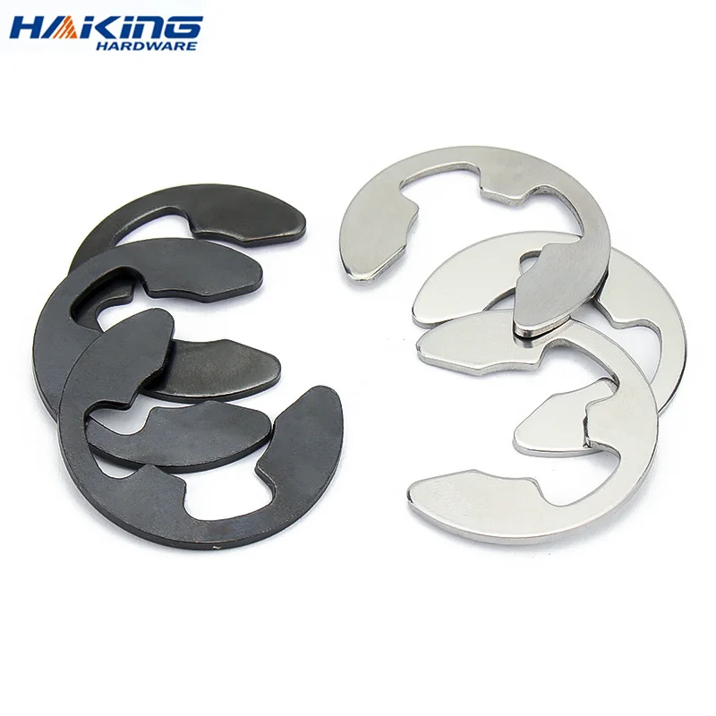 10/ 50/ 100pcs 304 Stainless Steel/ 65# Mn Steel E Clip Circlip Retaining Ring Washer M1.2 M1.5 M2 M3 M3.5 M4 M5 M6 M7 M8 to M13