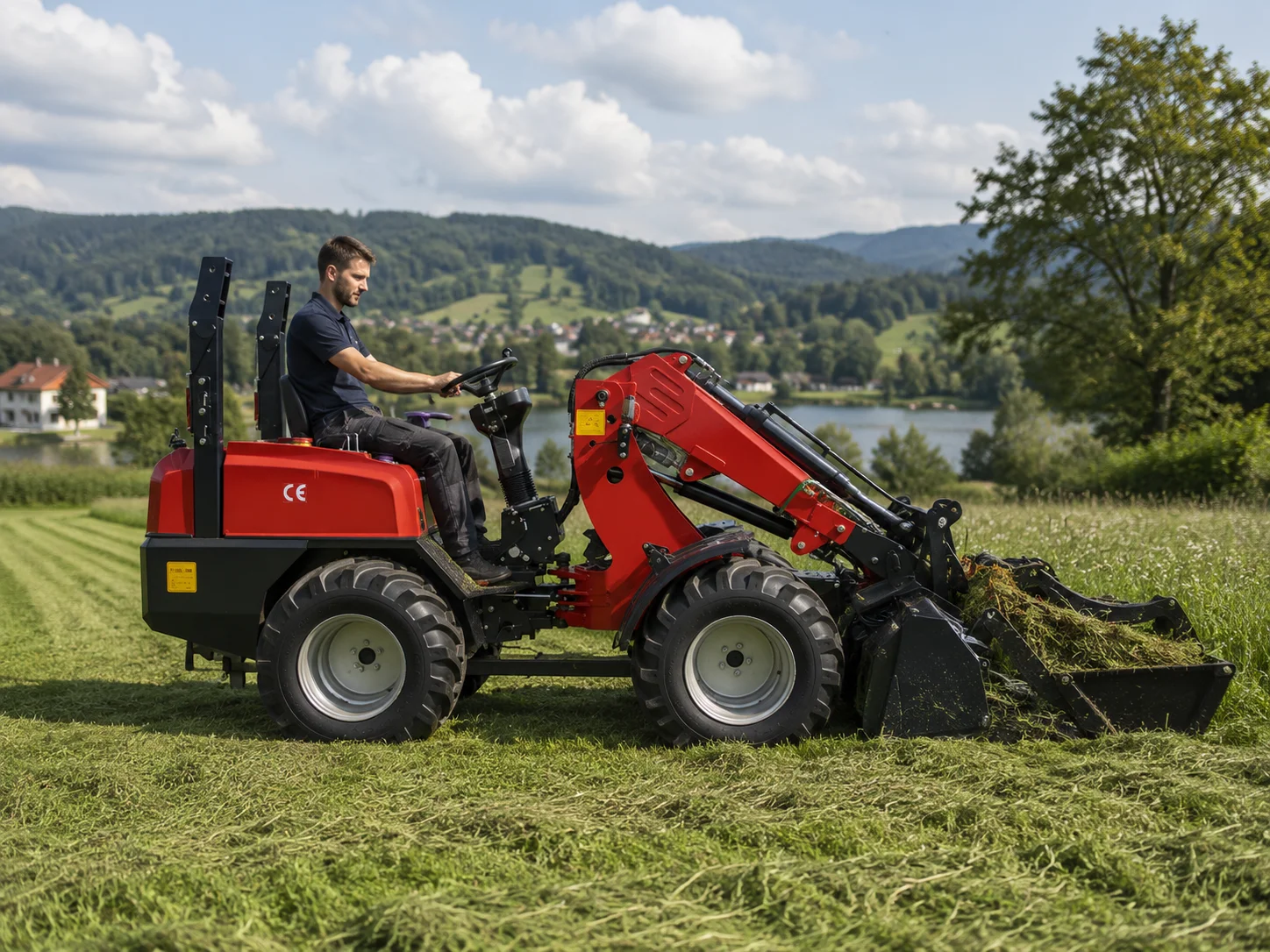 Custom KZL918 Telescopic Wheel Loader Euro 5 CE Certified Compact Hydraulic Loader Machine