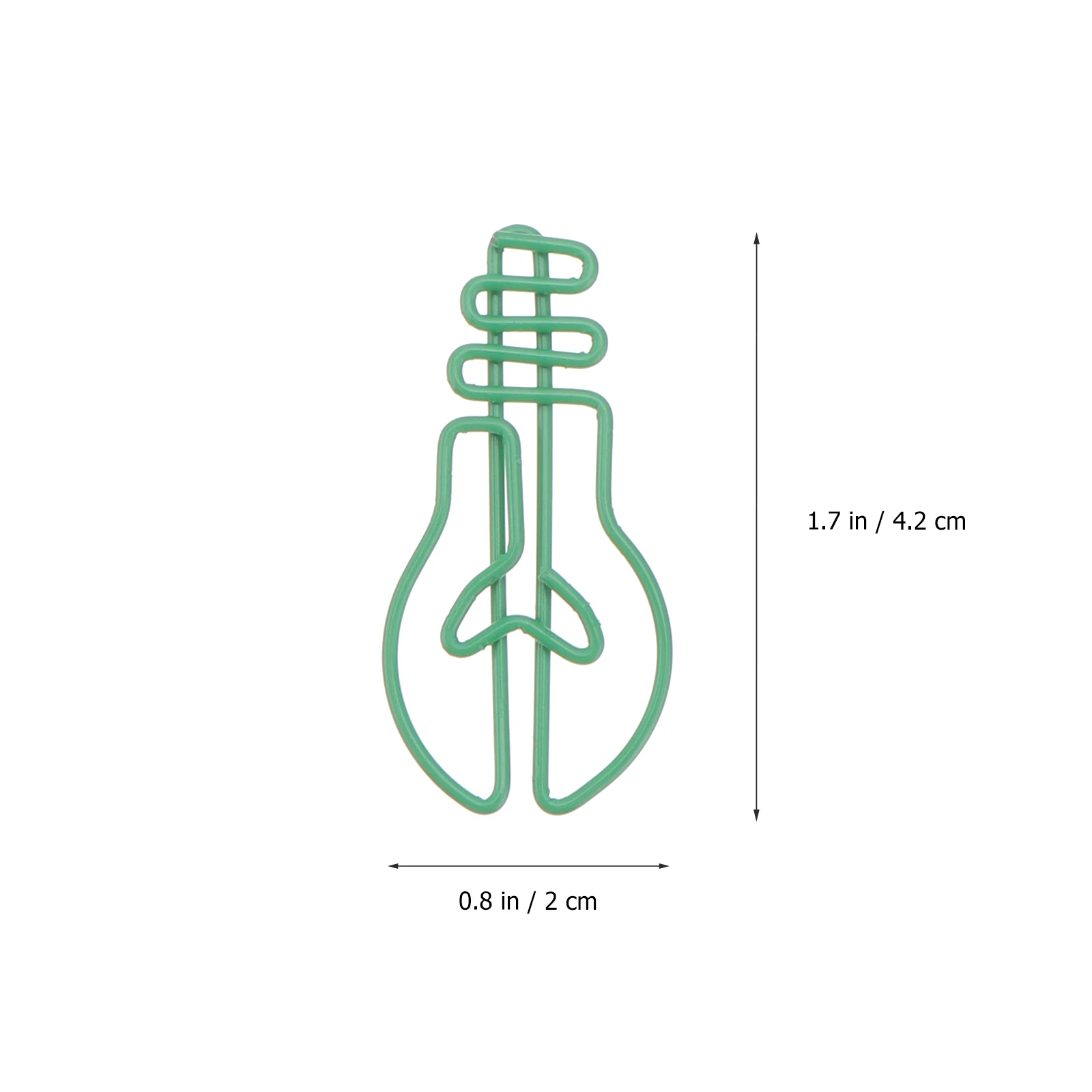 Multicolor Light Bulb Paper Clips Creative Shape Colorful Office Home School Supplies Note Clips for Documents Books