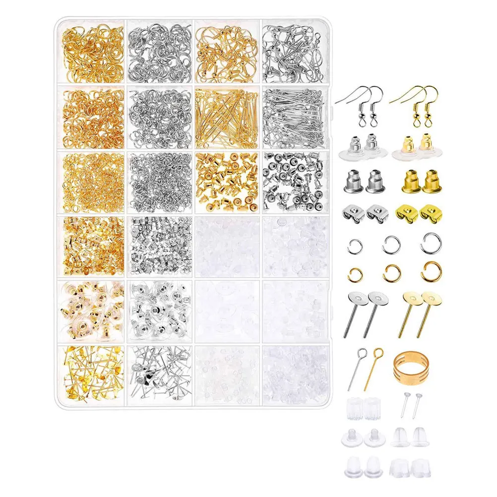 

1 комплект, крючки для изготовления сережек, серьги-гвоздики «сделай сам», прочный комплект фурнитуры для ювелирных изделий, аксессуары для ремонта, задние части сережек для шпилек