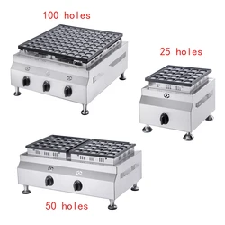 25/50 Holes Heart Shaped Mini Dutch Pancake Waffle Makers Electric Maker Making Machine Gofrera Gaufre Kitchen Home Appliance