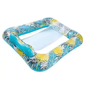 Inflatable Pool Loungers Square Lounger Folding Pool Floats For Adults Water Loungers For Relaxation In Pool River Pond