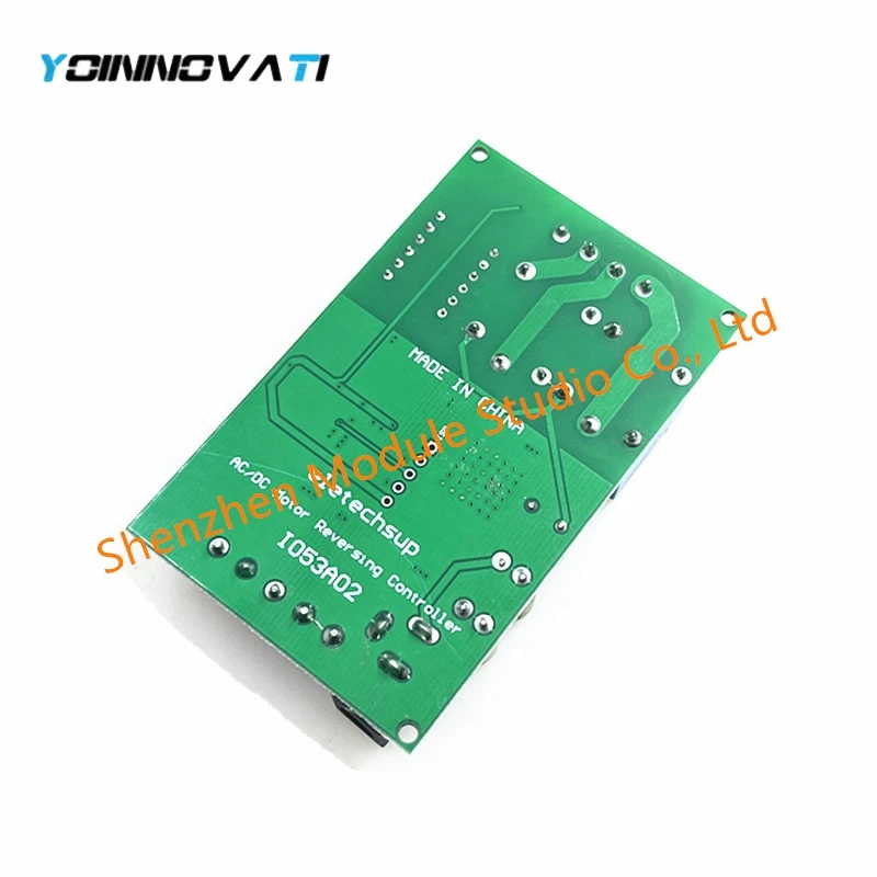 IO53A02 DC 5-24V Cycle Delay Relay Module 0.1s-999min Adjustable Time Control Switch Motor Forward Reverse Controller Time Relay