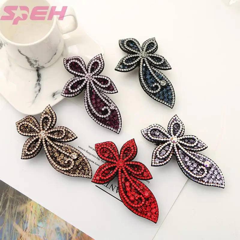 New fashion lady hairpin individuality creative set auger retro bang clip hair flowers