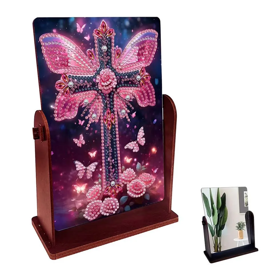 

Новый DIY специальной формы, религия, настольная алмазная живопись, зеркальный комплект, настольное алмазное зеркало, художественные наборы, алмазное искусство, настольный декор