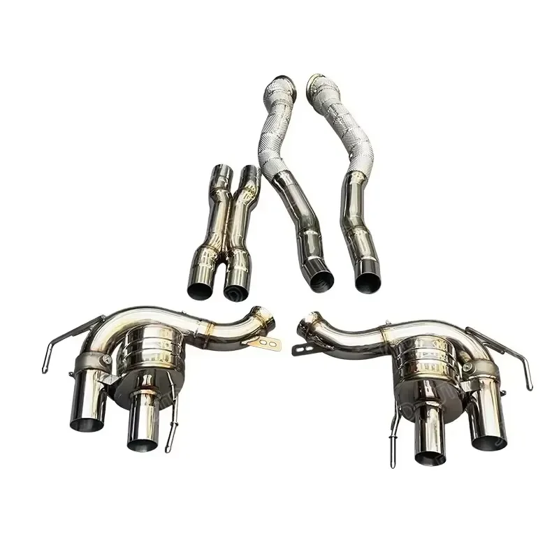 JTLD New Valvetronic Exhaust System with Titanium Alloy Downpipe and Catback for Ferrari F18 812