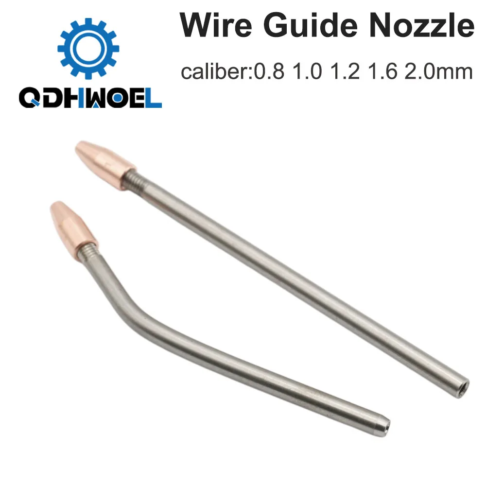 Laser Welding Wire Feed Nozzle M5 0.8 1.0 1.2 2.0mm Wire Guide Tip for CQWY QILIN OSPRI SUP WSX HANWEI Welding Head Parts