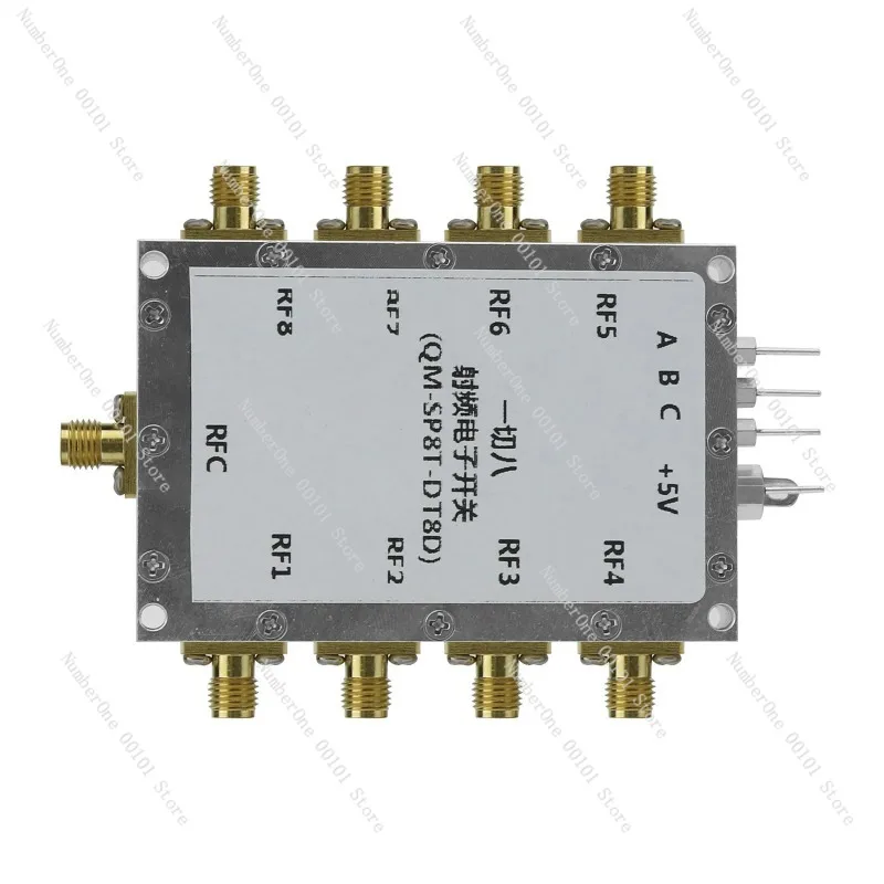DC-8GHz SP8T RF Microwave Switch | Single-Pole Eight-Throw Switch Module