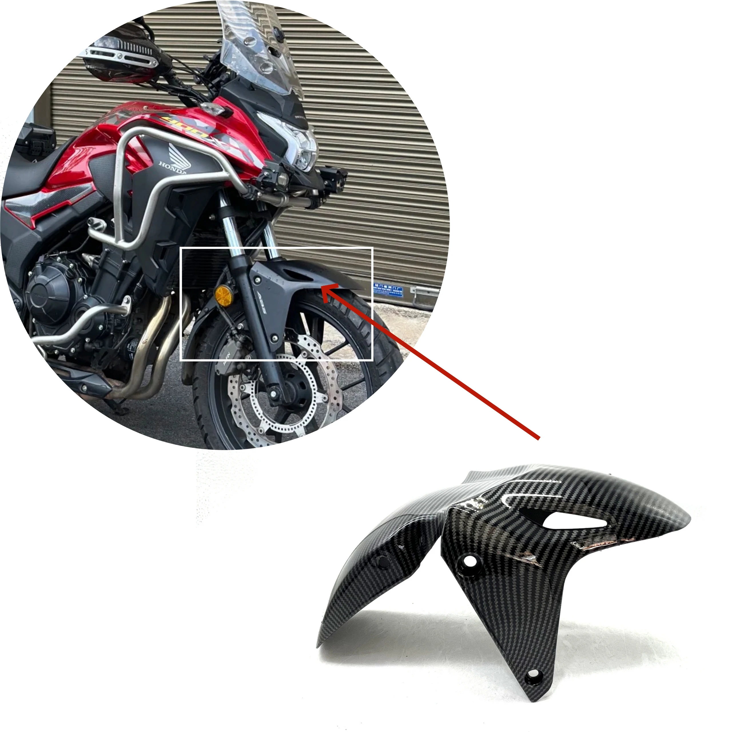 

Комплект брызговиков обтекателя переднего крыла для Honda CB400X CB400F CBR400R, детали крышки корпуса мотоцикла