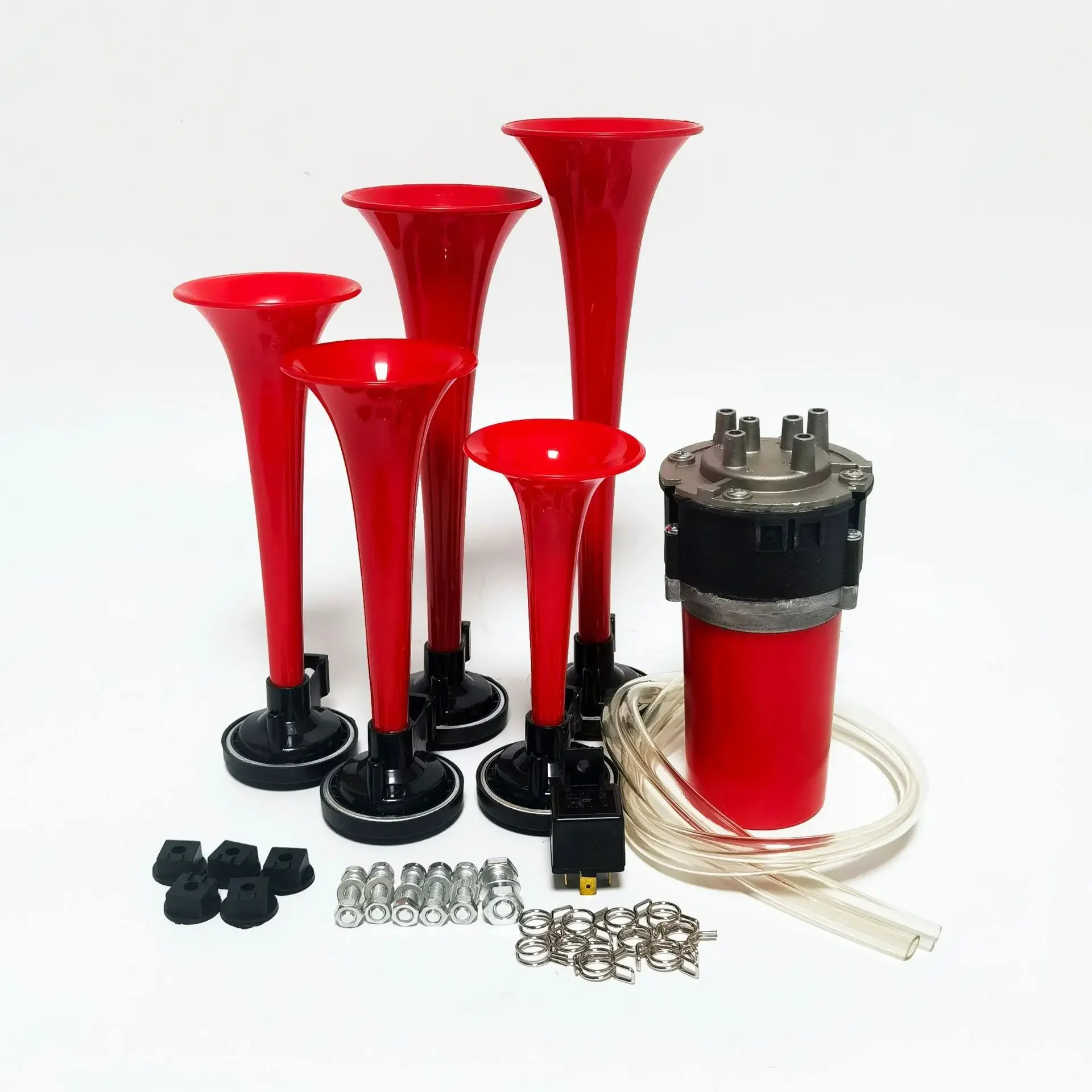 

Электрический музыкальный воздушный клаксон AS045 с пятью трубками для грузовиков