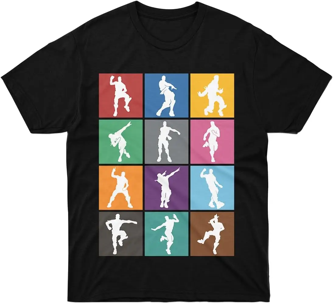 T-Shirt Battle Girl Royale Gift for Men Victory Family Dance Friend Rainbow Women Lattice Unisex Funny Boy Sleeve