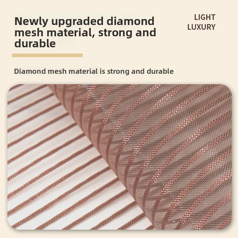 ستارة باب جانبية مفتوحة مضادة للبعوض ستارة شاشة ذاتية التحضير نافذة شاشة تشفير مغناطيسية نافذة فيلكرو غير تثقيب #3