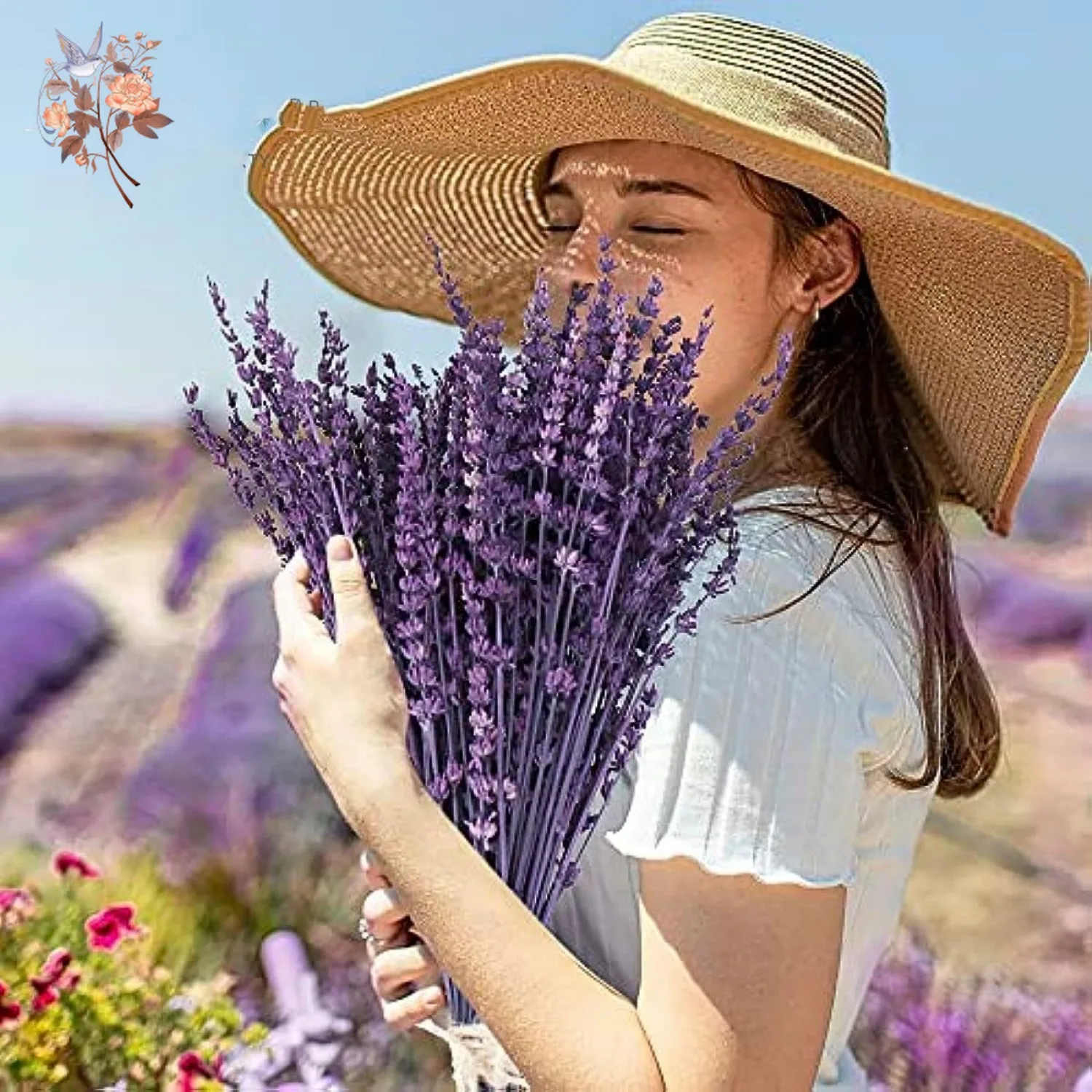 50/100g Natural Dried Lavender Flowers Bundles Weding Arrangements Boho Home Garden Table Decoration Fragrance DIY Crafts Gift