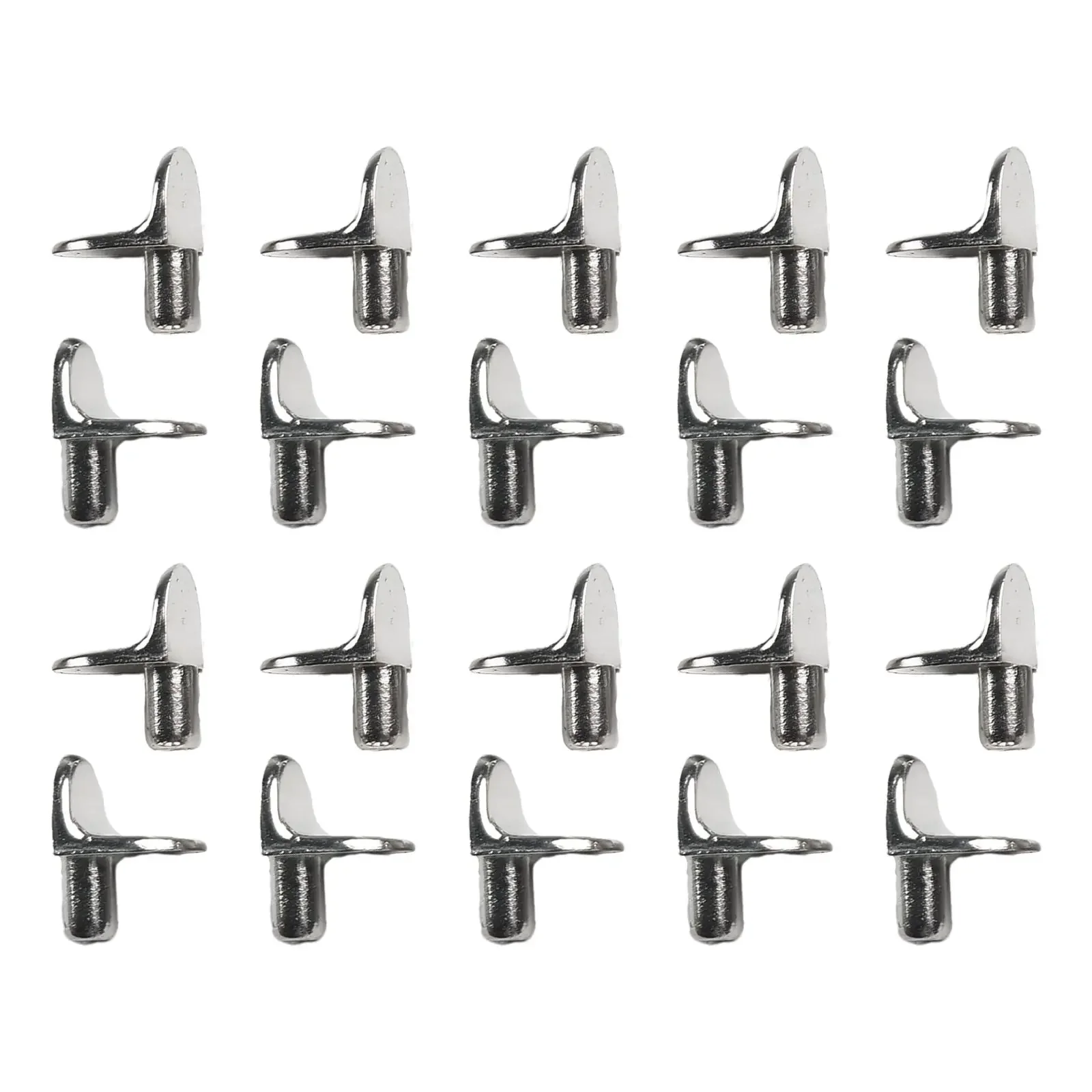 20 Pcs Shelf Brackets Support Studs Pegs Pin Shelves Seperator Fixed L-Shaped Cabinet Furniture Shelf Wall-Mount Bracket Holder