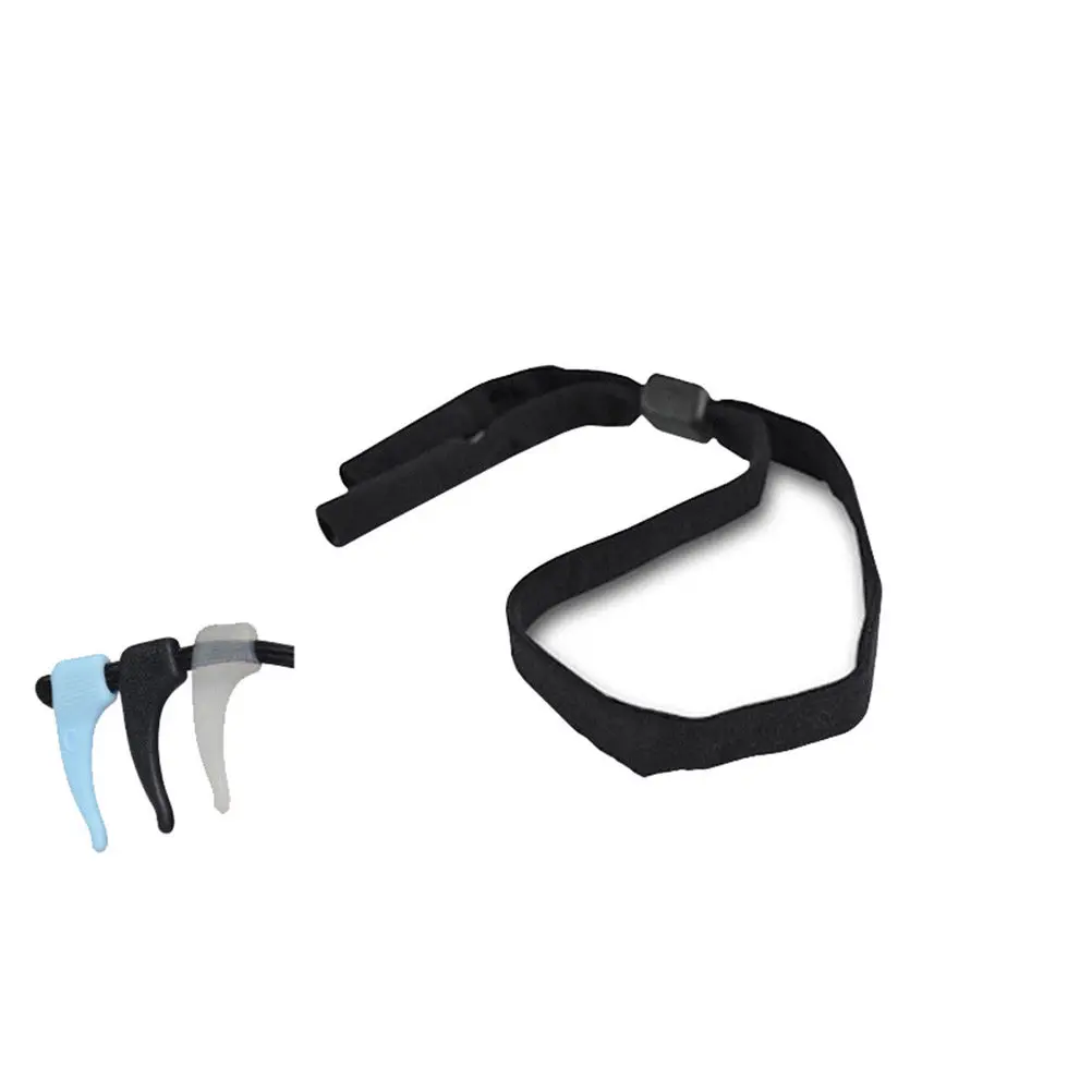 

High Stretch Black Nylon Glasses Cord Adjustable Running Sports Eyeglasses Strap Mountain Climbing Eyewear Rope Lightweight