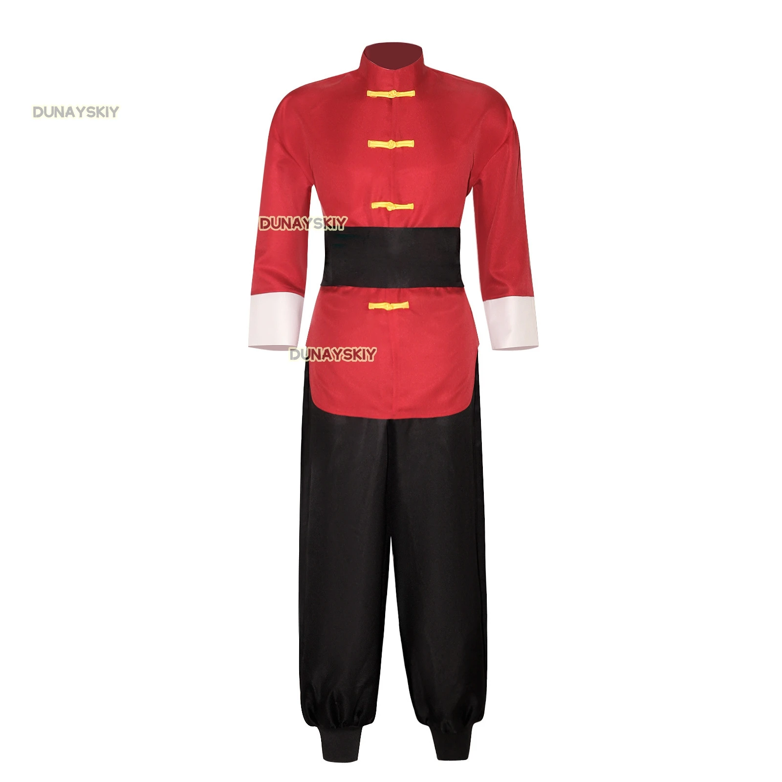 Anime Ranma 1/2 Tendou Akane Cosplay Costume Chinese Style Red Uniform Halloween Carnival Party Suit Men Women Role Play Outfits