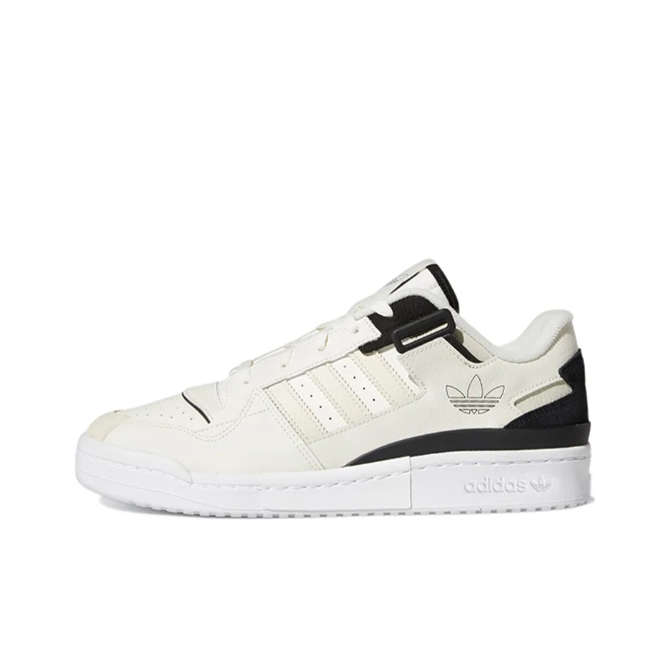 Adidas Originals FORUM Skateboard Shoes Unisex Low Top Cream White H01914