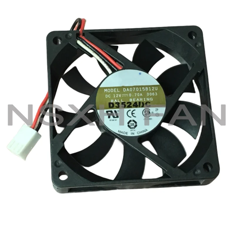 

7015 12V 0.7A 7CM BALL CPU CASE COOLING FAN DA07015B12U