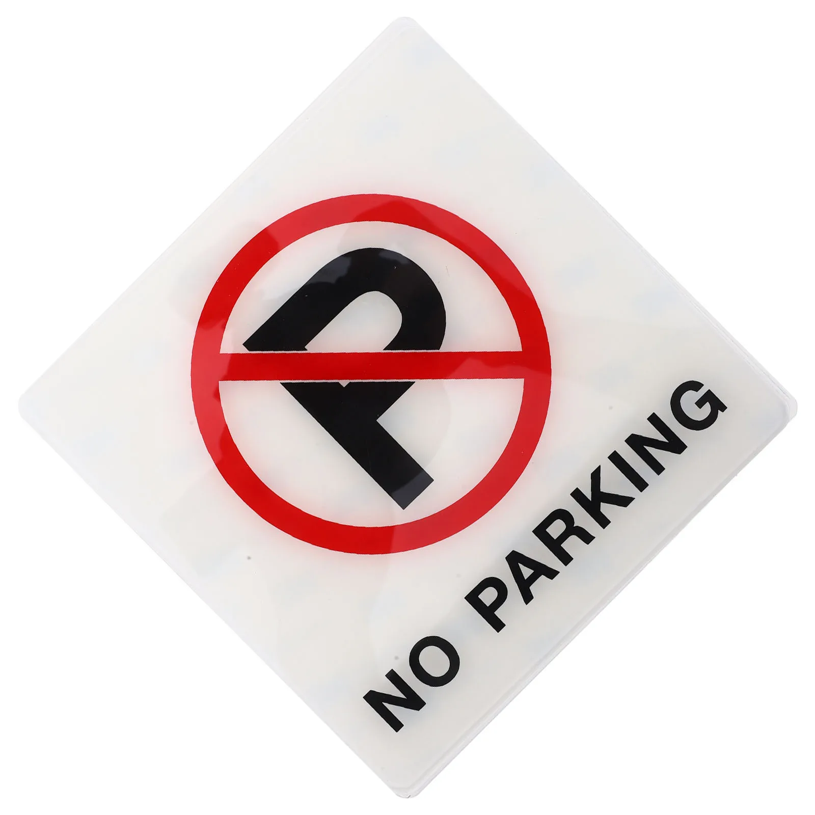 No Parking Sign Acrylic Retro Style Warning for Home Garage Club Non Parking Decorative Sign