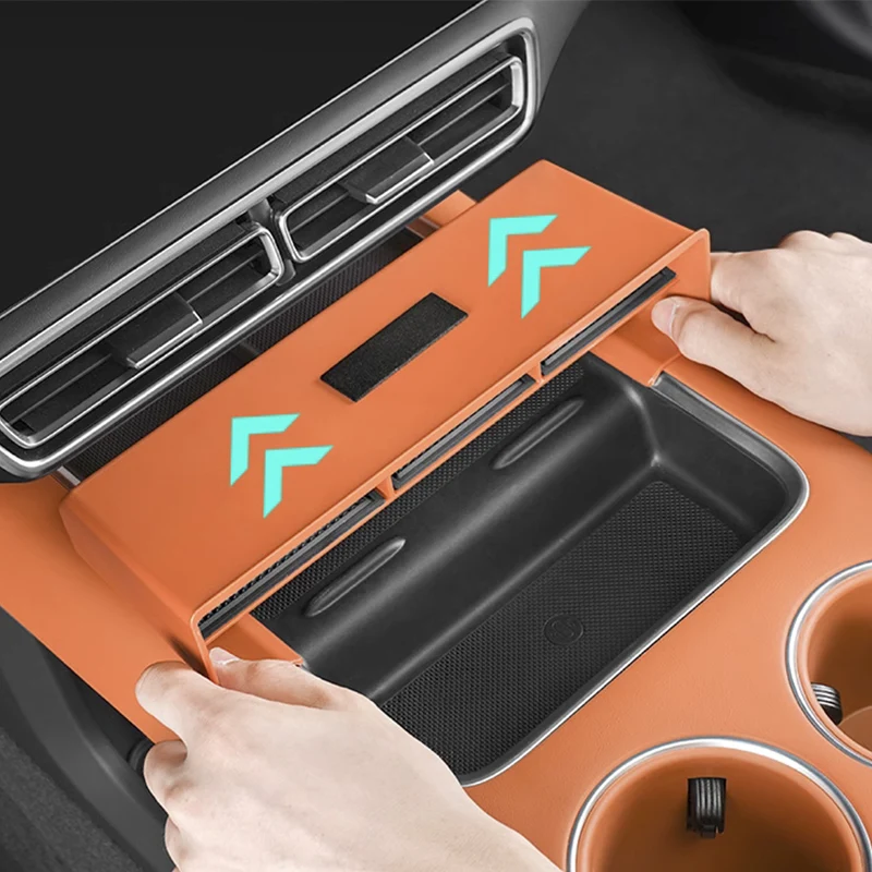 For Leading Ideal LiXiang L6 L7 L8 L9 2022 2023 2024 Multifunctional Storage Box Below The Central Control Screen Accessories