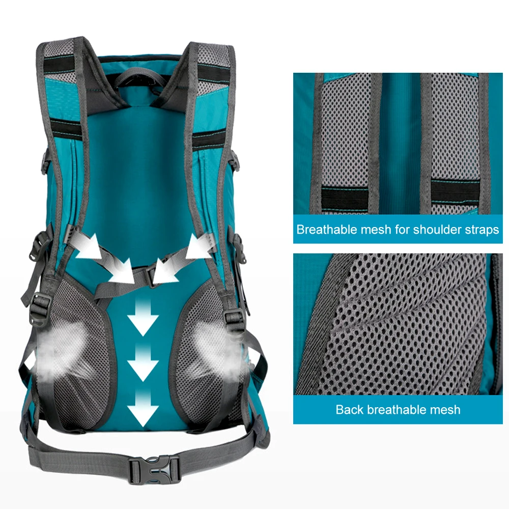 

Складной походный рюкзак из 1 предмета — водонепроницаемый легкий рюкзак для путешествий и кемпинга (упаковкаемый и износостойкий)