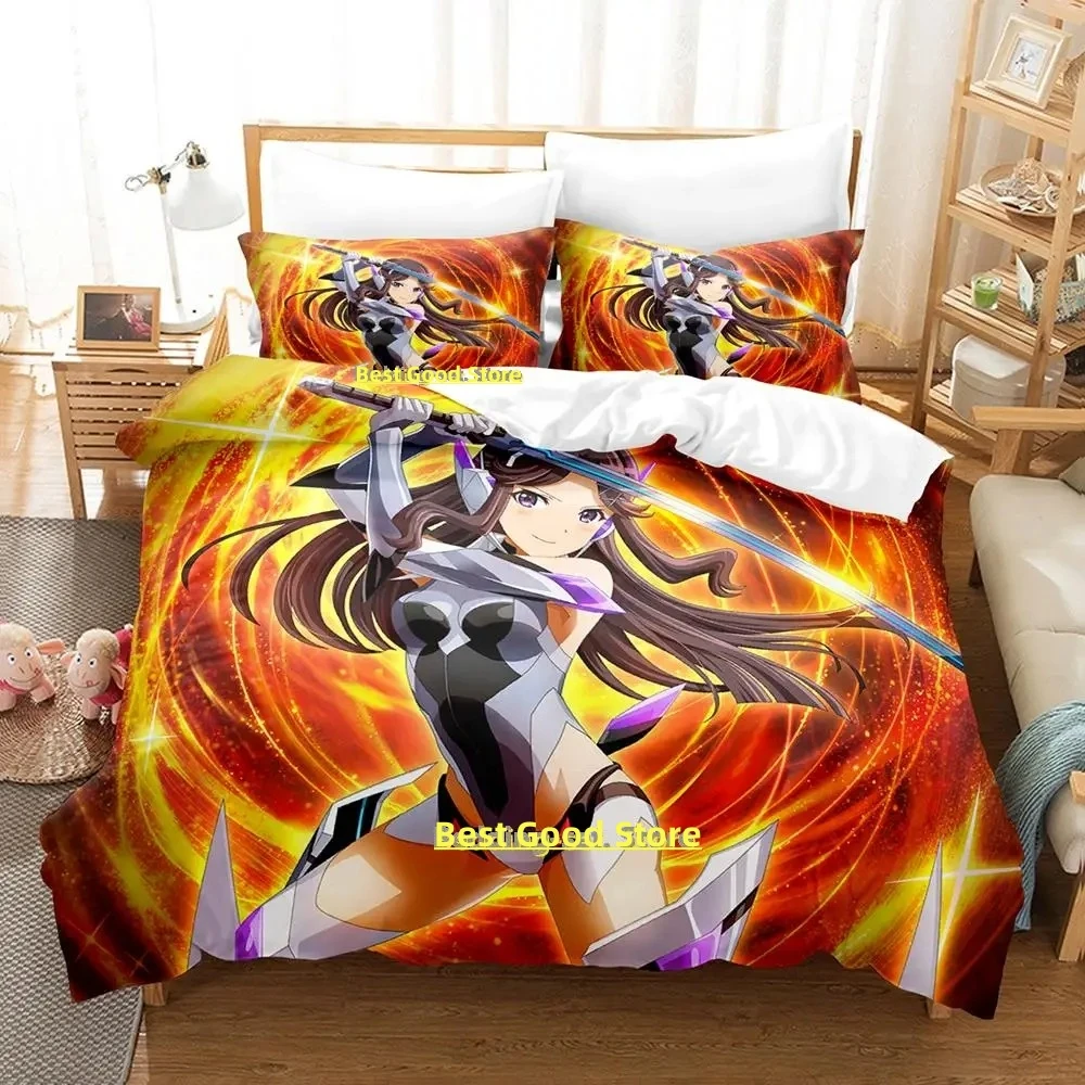 

2023 Shoujo Kageki Revue Starlight Bedding Set Cartoon Anime three-piece set Adult Kid Bedroom Duvetcover Sets 3D Kawaii Girl