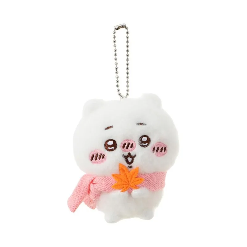 MINISO Chiikawa Usagi Hachiware Momonga فروي مابل ليف الشتاء وشاح Kawaii محشوة اللعب جميل إرسال إلى Bestie لطيف الكرتون جديد