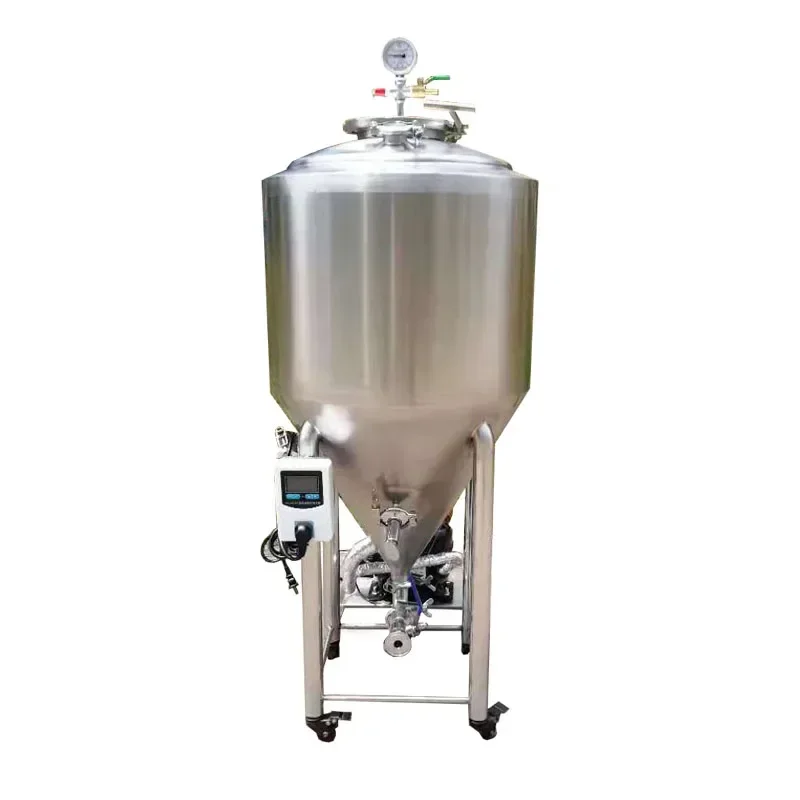 For 65L Pressure-holding Insulation Refrigeration Beer Fermentation Tank Fresh-keeping Bar Hotel Brewery Equipment