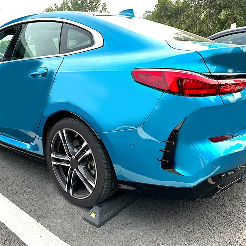 المصد الخلفي سبويلر غطاء فتحة التهوية الجانبية Canard لسيارات BMW 2 Series F44 Gran Coupe 2020-2023 M Sport