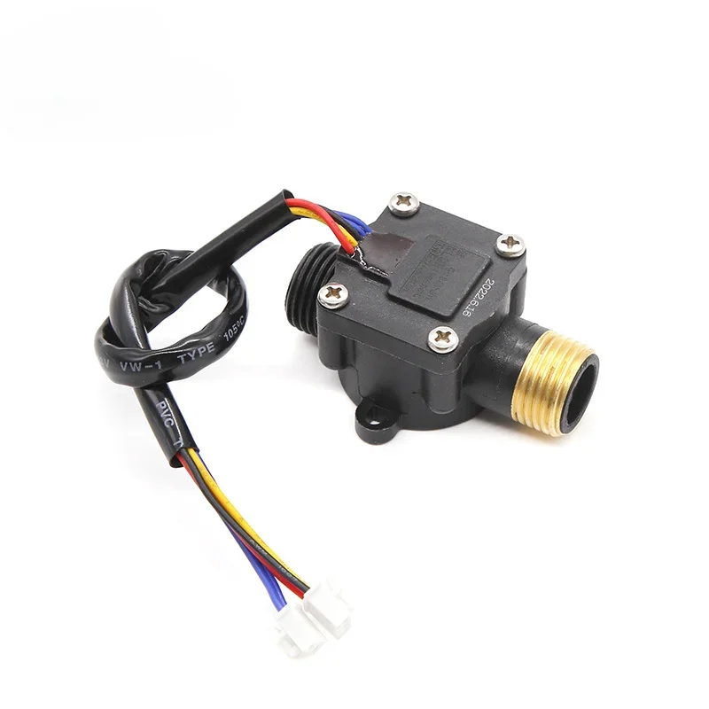 Electric Water Heater Water Flow Sensor Instant Electric Water Heater G1/2 Sensor Flow Meter 4 Points