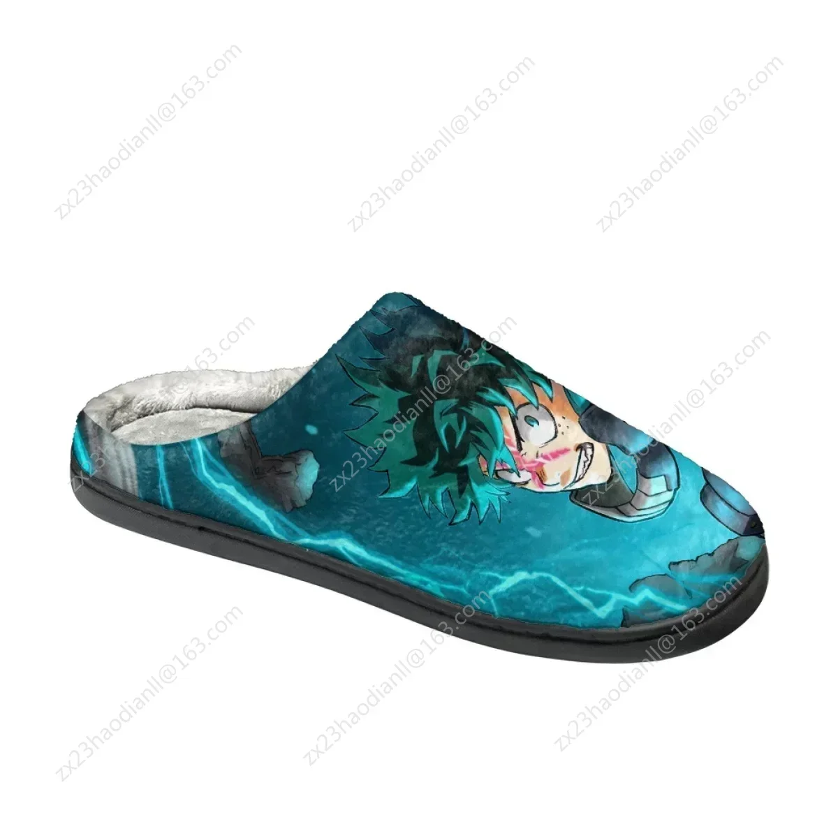 Anime My Hero Academia Design Women Casual Home Slippers Comfortable Couples Home Footwear Autumn Warm Non-slip Cotton Slippers